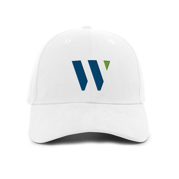 Winn White Adjustable Cap