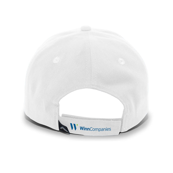 Winn White Adjustable Cap