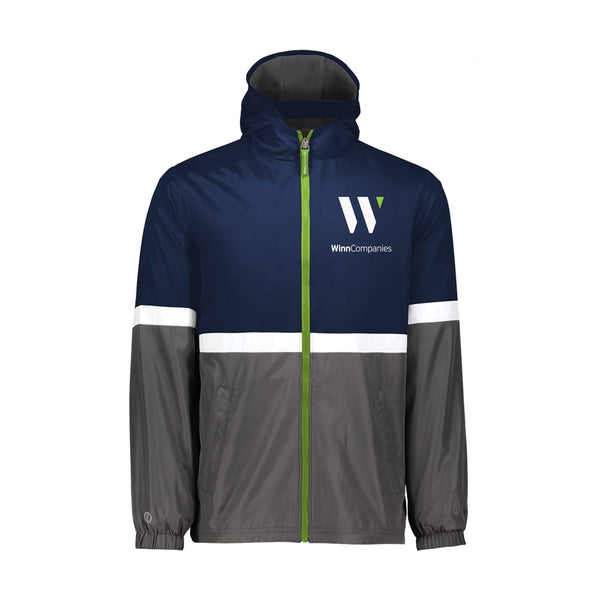 Winn Navy Fleece Unisex Jacket